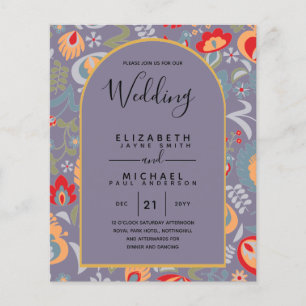 BUDGET Zweisprachiges Spanisches Englisch Boda Wed
