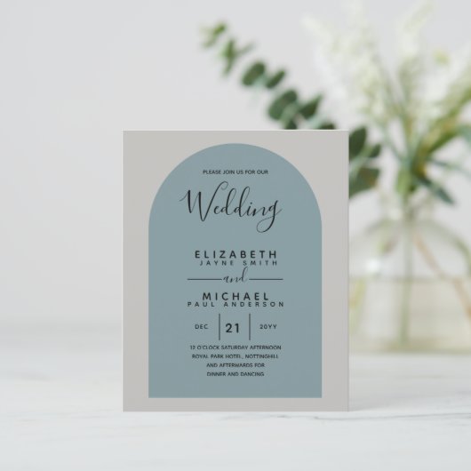 BUDGET Zweisprachiges Spanisches Englisch Boda Wed (Stehend Vorderseite)