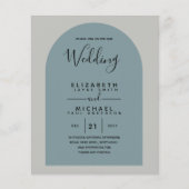 BUDGET Zweisprachiges Spanisches Englisch Boda Wed (Vorderseite)