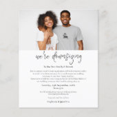 Budgetäre Foto - Herabsetzung der Einladung zur Ho (Vorderseite)