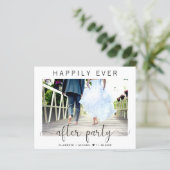 Budgetäre Hochzeit Foto glücklich je nach Party (Stehend Vorderseite)