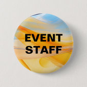 Budgetfreundliche Event-Mitarbeiter Moderne Button (Vorderseite)