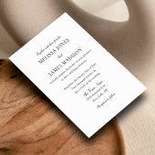 Budgetfreundliche Hochzeit Alles in Einem Elegante Flyer