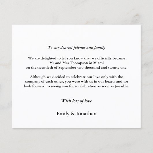 Budgetgetippte Ankündigung zur Aushöhlung des Knot (Rückseite)