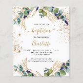 Budgethafen Eukalyptus-Grüne Einladung zu Gold (Vorderseite)