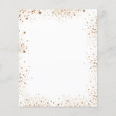 Budgethaftpflicht Eukalyptus Glitzer Einladung für (Rückseite)