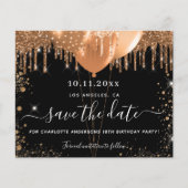 Budgetheitag Schwarzgold Save the Date (Vorderseite)