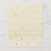 Budgetheitsperiode als Blumenschrift-Brautparty (Rückseite)