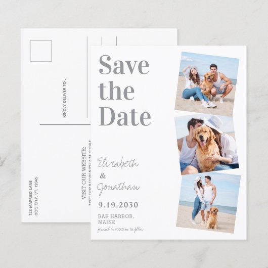 Budgetheitssammlung Save the Date (Vorne/Hinten)