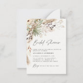 Budgethilfegarnelen, Brautparty Mitteilungskarte (Vorderseite)