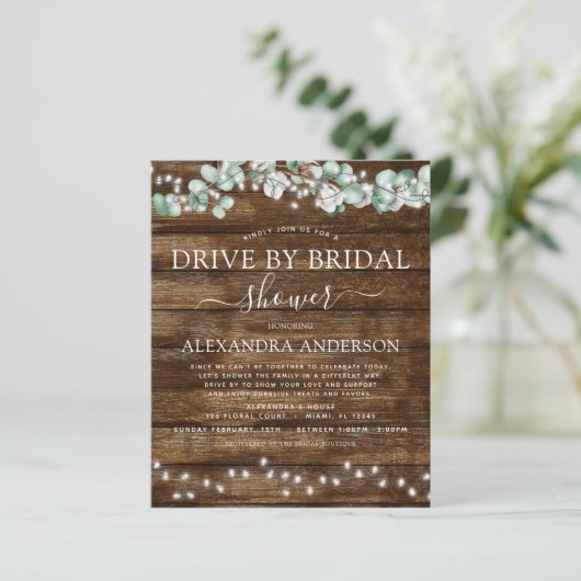 Budgethilfeprogramm nach Brautparty Eukalyptus Rus (Stehend Vorderseite)