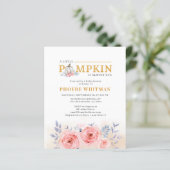 Budgethürzerin Kinderdusche Rosen Einladung (Stehend Vorderseite)