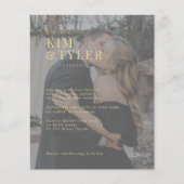 Budgethypografie-Foto-Overlay-Einladung (Vorderseite)