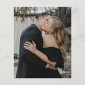 Budgethypografie-Foto-Overlay-Einladung Flyer (Hinten)