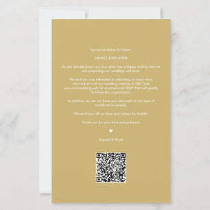 Budgetierte Elegante Fake Gold Floral Wreath Initi