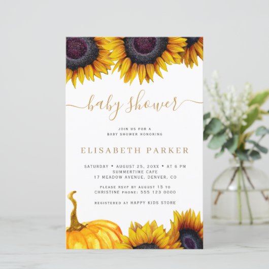 Budgetierte Sonnenblumengolddusche (Stehend Vorderseite)