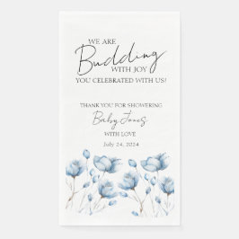 Budgetierung mit Joy Blue Baby Boy Duschgiftmarke Serviette