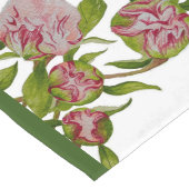 Budgetierung von Peonings auf einem Tischläufer (Ecke)