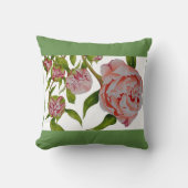 Budgetierung von Peonys auf einem Kissen mit Rücke (Vorderseite)