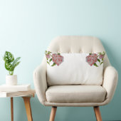 Budgetierung von Peonys auf einem Lumbalkissen Lendenkissen (Stuhl )