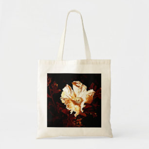 Budgetkupfer u. Crememohnblumen-Tasche Tragetasche