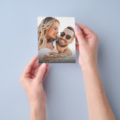 BudgetMOD Kalligrafisches Foto Vertikal Save the D Flyer (Gruppe)