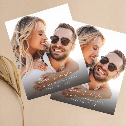 BudgetMOD Kalligrafisches Foto Vertikal Save the D Flyer