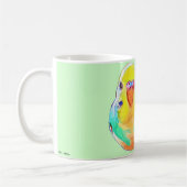 Budgetname Hübsch Budgerigar Parakeet Pet Bird Kaffeetasse (Links)