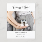 Budgetschwangerschaft kommt bald Ankündigung des F (Vorderseite)