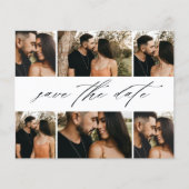 Budgetscript Hochzeitsfotocollage Save the Date Flyer (Vorne)