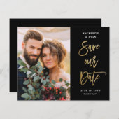 Budgetscript-Hochzeitsskripte Save the Date (Vorne/Hinten)