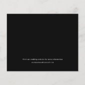 Budgetscript-Hochzeitsskripte Save the Date (Rückseite)