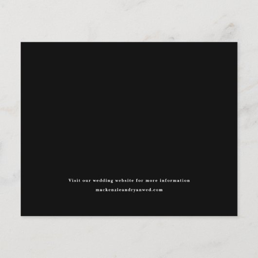 Budgetscript-Hochzeitsskripte Save the Date (Rückseite)