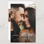 Budgetscript-Hochzeitsskripte Save the Date (Vorne/Hinten)