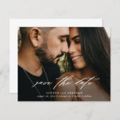Budgetscript-Hochzeitsskripte Save the Date (Vorne/Hinten)