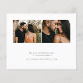 Budgetscript-Hochzeitsskripte Save the Date (Rückseite)