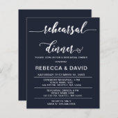 Budgetscript Navy Probe Einladung (Vorne/Hinten)