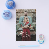 Budgetscript Weihnachts-Foto Weihnachtskarte Flyer (Einzeln)