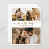 Budgetskriptfotografie Save the Date (Vorne/Hinten)