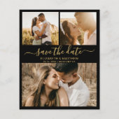 Budgetskriptfotografie Save the Date Flyer (Vorne)