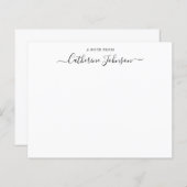 Budgetskriptkalligrafie Ein Hinweis aus der Note C (Vorne/Hinten)