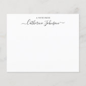 Budgetskriptkalligrafie Ein Hinweis aus der Note C (Vorderseite)