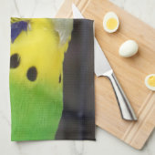 Budgie 003 geschirrtuch (Viertel Falte)