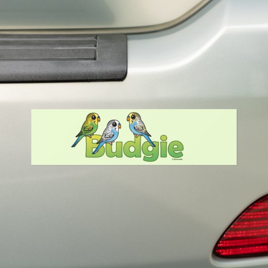 BUDGIE AUTOAUFKLEBER (Auf Auto)