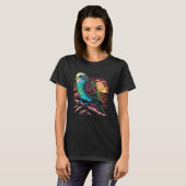 Budgie Beach Budgerigar Parakeet Bird Summer 2 T-Shirt (Vorne ganz)