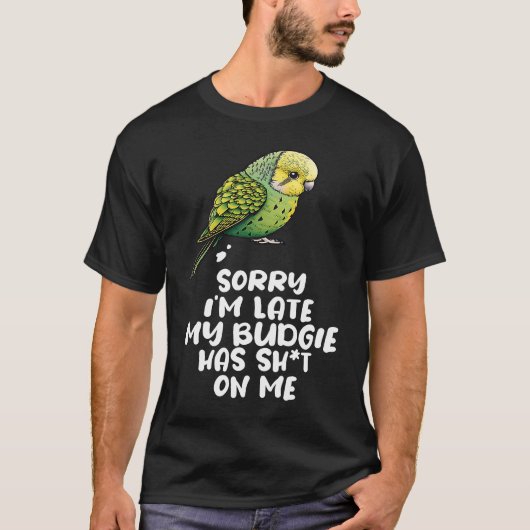 Budgie Bird Parakeet For Budgerigar Owner  1 T-Shirt (Vorderseite)