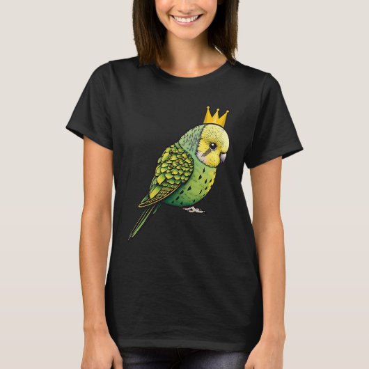 Budgie Bird Parakeet For Budgerigar Owner T-Shirt (Vorderseite)