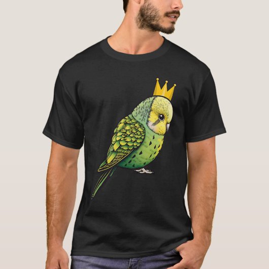 Budgie Bird Parakeet For Budgerigar Owner T-Shirt (Vorderseite)