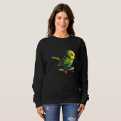 Budgie Bird Parakeet für Budgerigar Eigentümer Sweatshirt (Vorne ganz)