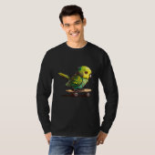 Budgie Bird Parakeet für Budgerigar Eigentümer T-Shirt (Vorne ganz)
